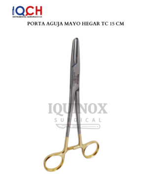 Porta Aguja Mayo Hegar TC 15 cm