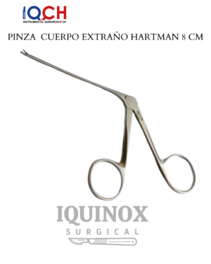 Pinza de cuerpo extraño Hartman 8 cm